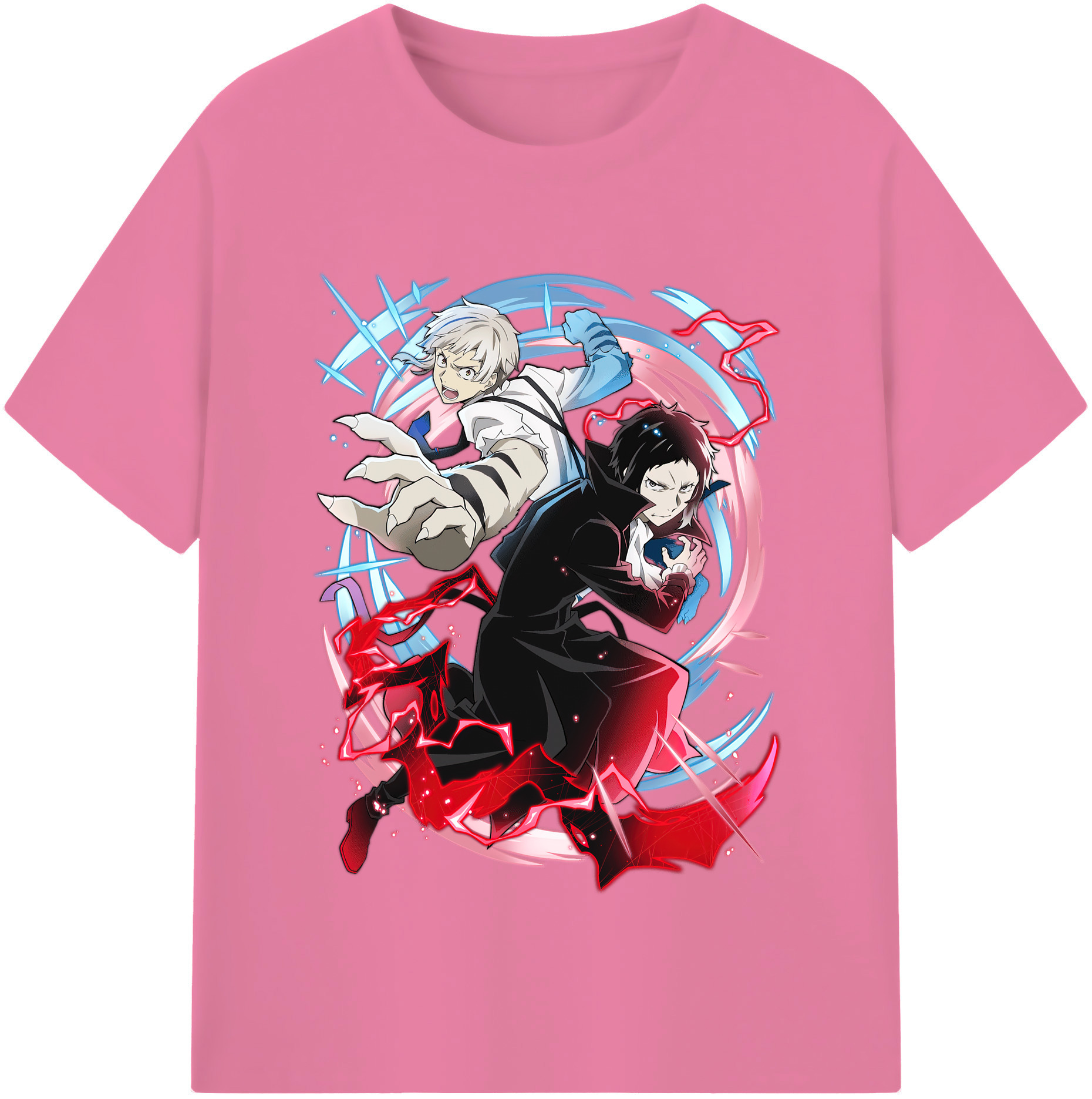 （画像用） 文豪ストレイドッグス Bungo Stray Dogs 綿100％半袖Tシャツ（フロントプリント）